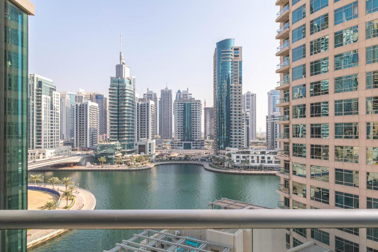Nasma Luxury Stays - Pastel-Colored Apt With Jaw-Dropping Marina Views Dubai Exteriör bild